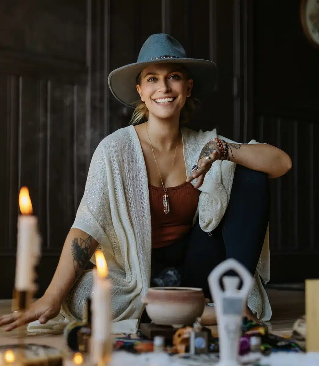 Hat Centered In Altar