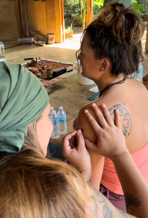 Kambo dots on arm Meadow Healing Arts 2